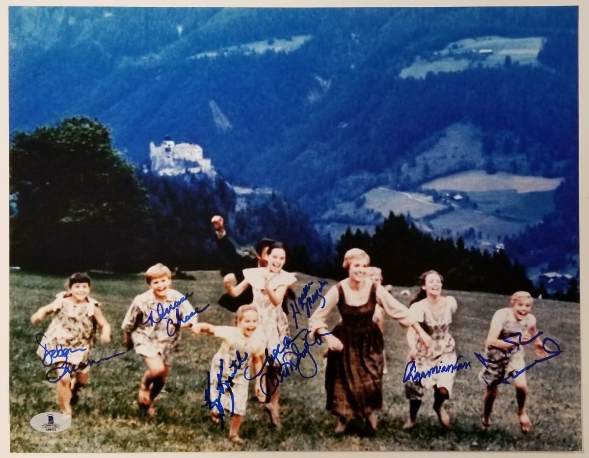 Sound of Music Cast (7) Signed 11×14 Photo Autos Image #5 ~ Beckett BAS COA