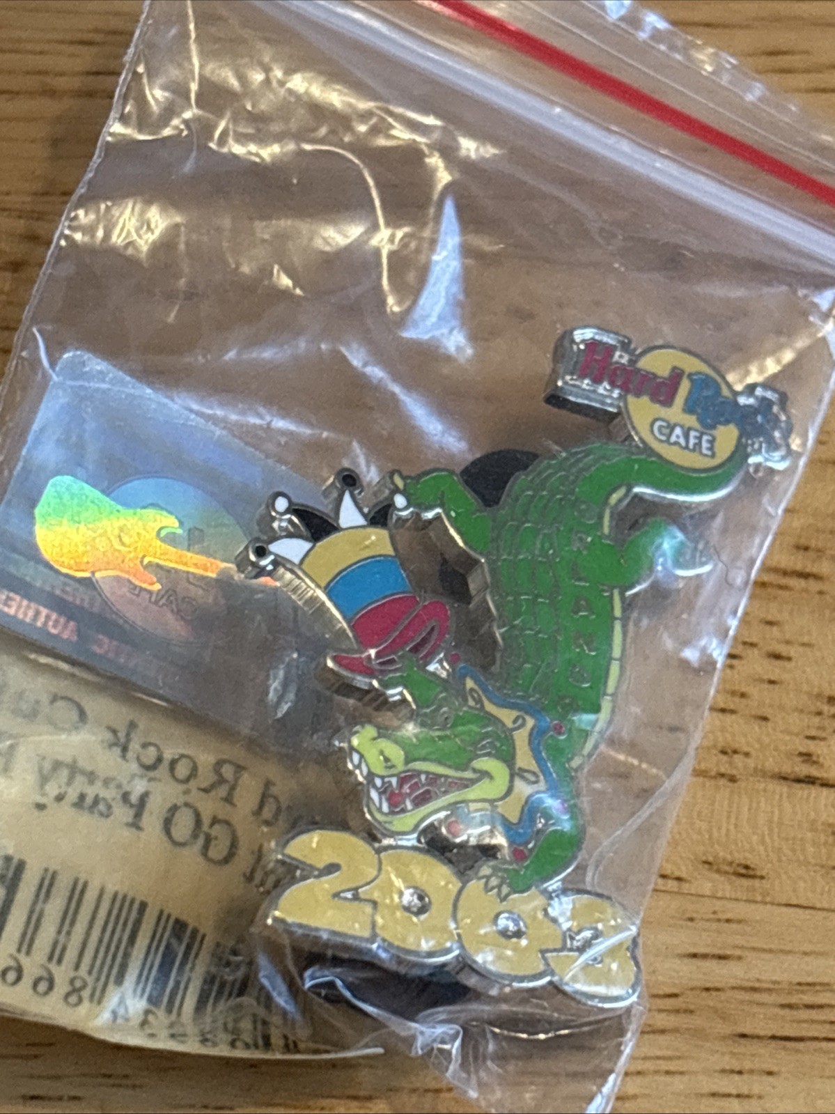 HARD ROCK CAFE Pin Badge ORLANDO 2003 Alligator Guitar