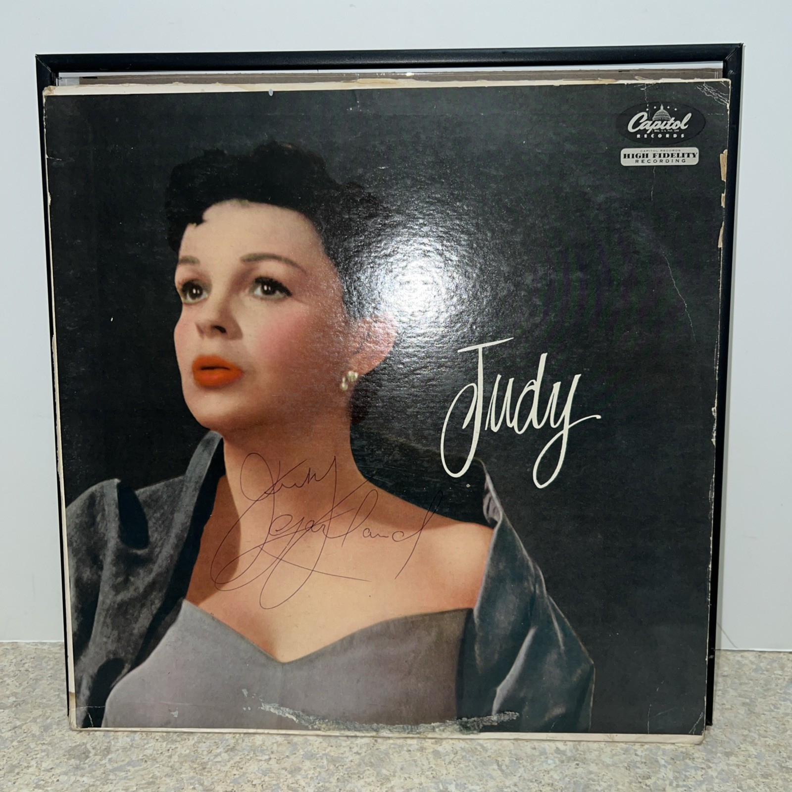 Judy Garland Signed Album Autograph – “Judy” Autographed