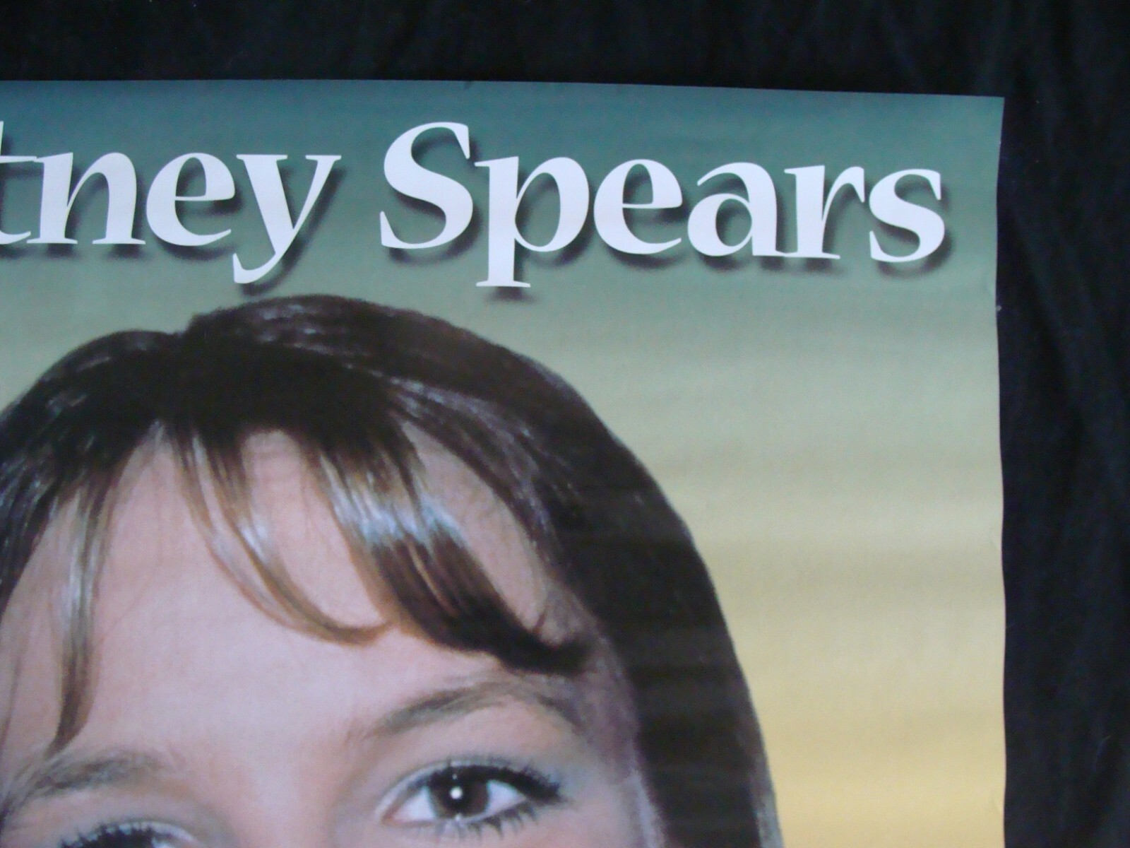 Young BRITNEY SPEARS poster original 1999 commercially produced poster