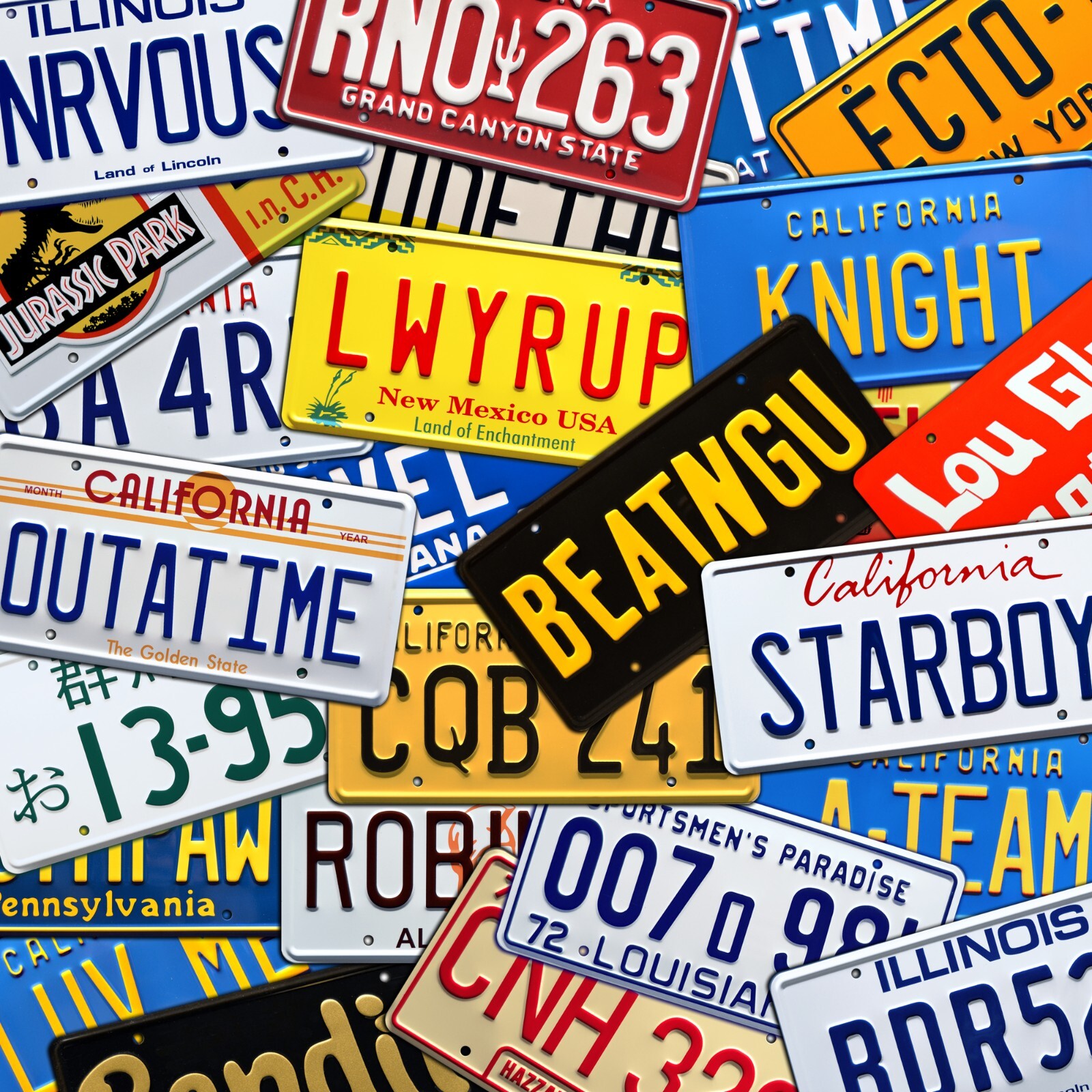 Initial D | Ryosuke Takahashi RX7 | 13-137 | Metal Stamped Replica License Plate
