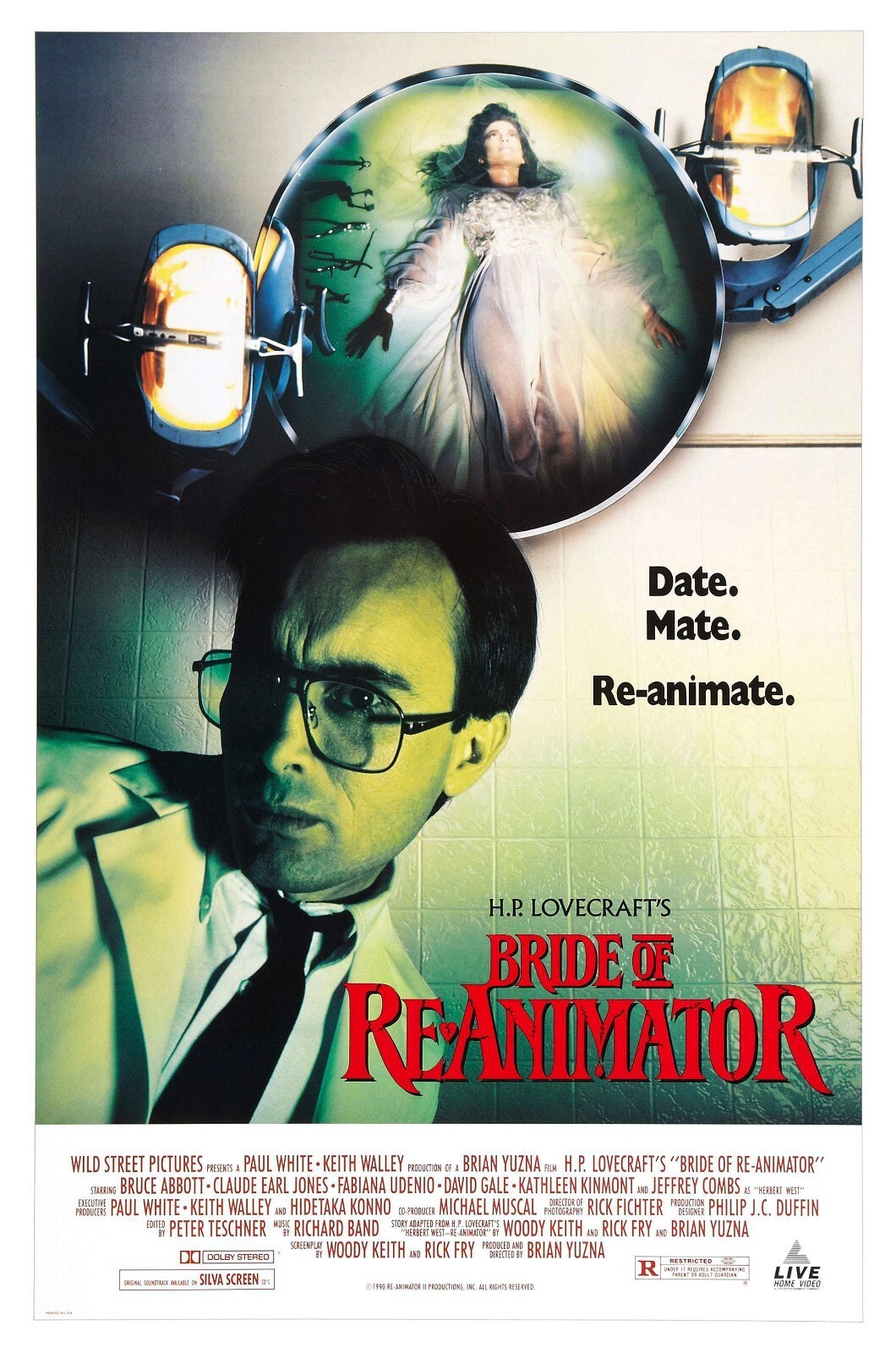 Bride Of Re-Animator movie poster – 11 x 17 inches – Jeffrey Combs