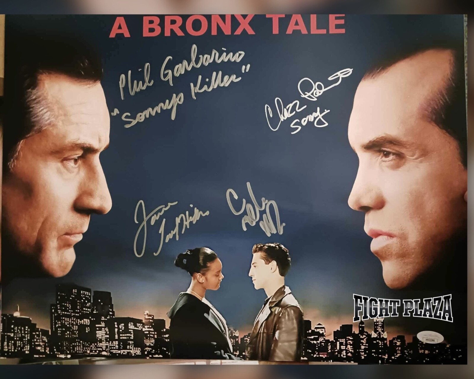 A Bronx Tale signed 16×20 Chazz Palminteri Sonny Lillo Brancrato Taral Hicks JSA