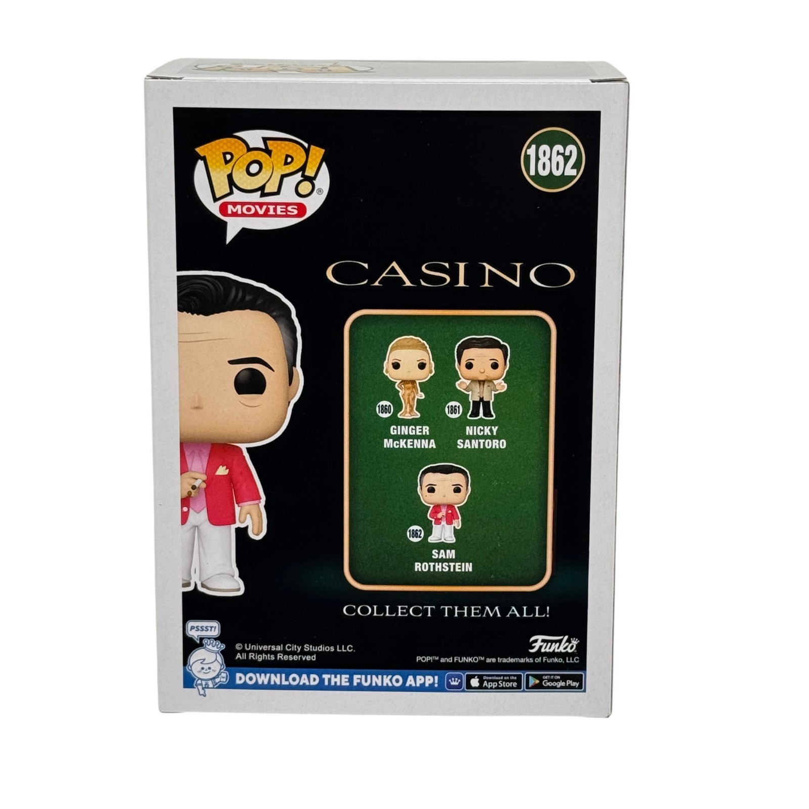 Robert De Niro Signed Sam Rothstein Casino Funko Pop #1862 Beckett BAS Autograph