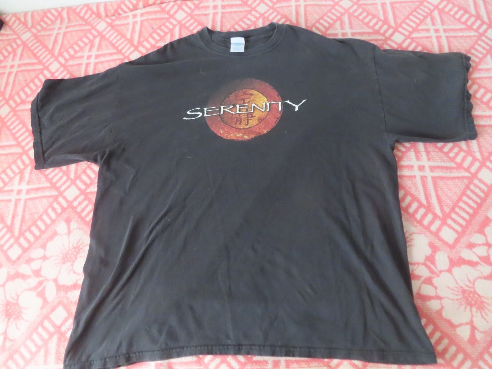 Serenity Shirt Black 2005 Universal-Studios Movie Promo Tee 2XL