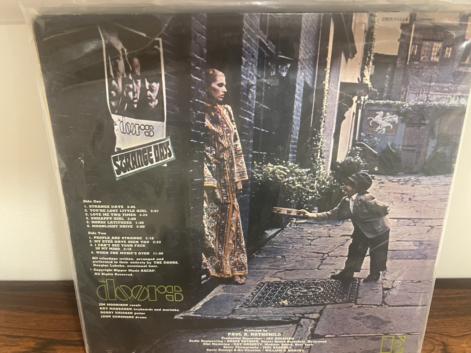 The Doors Strange Days Album Signed 4 Morrison Manzarek Krieger Densmore