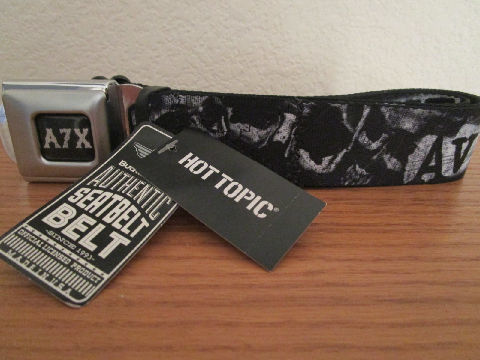 NEW “Avenged Sevenfold” Adjustable Seat Belt by Buckle-Down A7X FREE SH