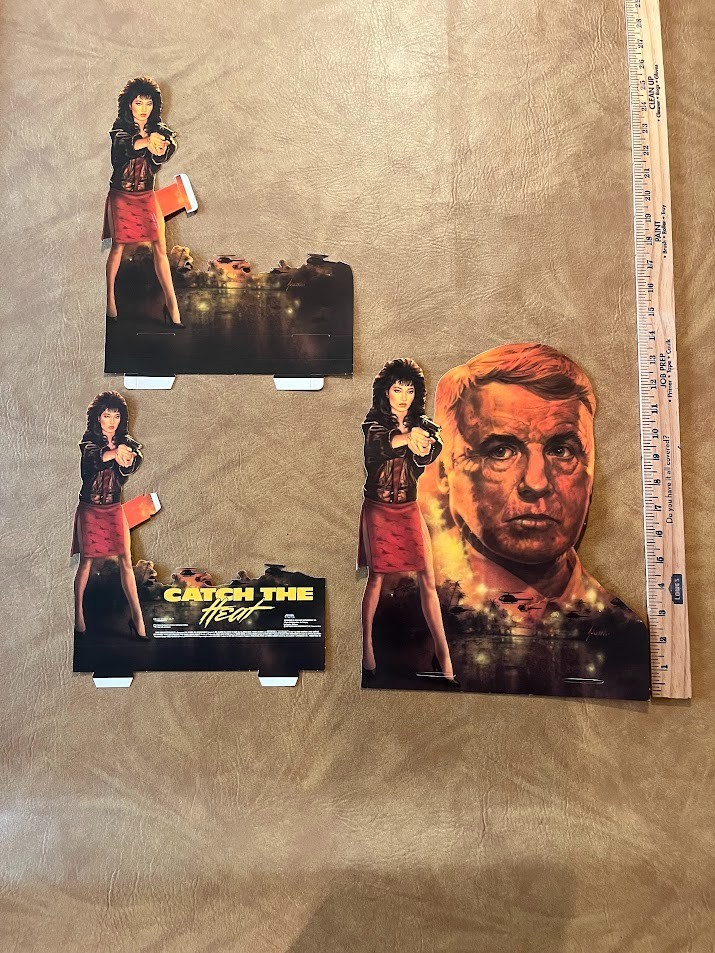 Catch the Heat Mini Counter Display Standee 1987 Tiana Alexandra Media Home Ent.