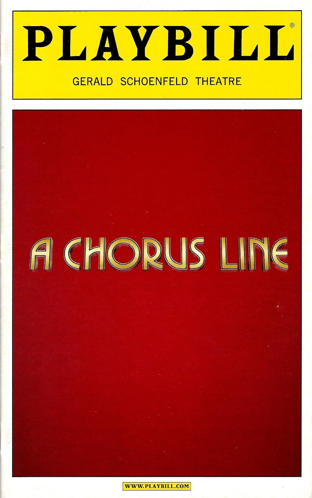 Charlotte d’Amboise “A CHORUS LINE” Tony Yazbeck / Marvin Hamlisch 2006 Playbill