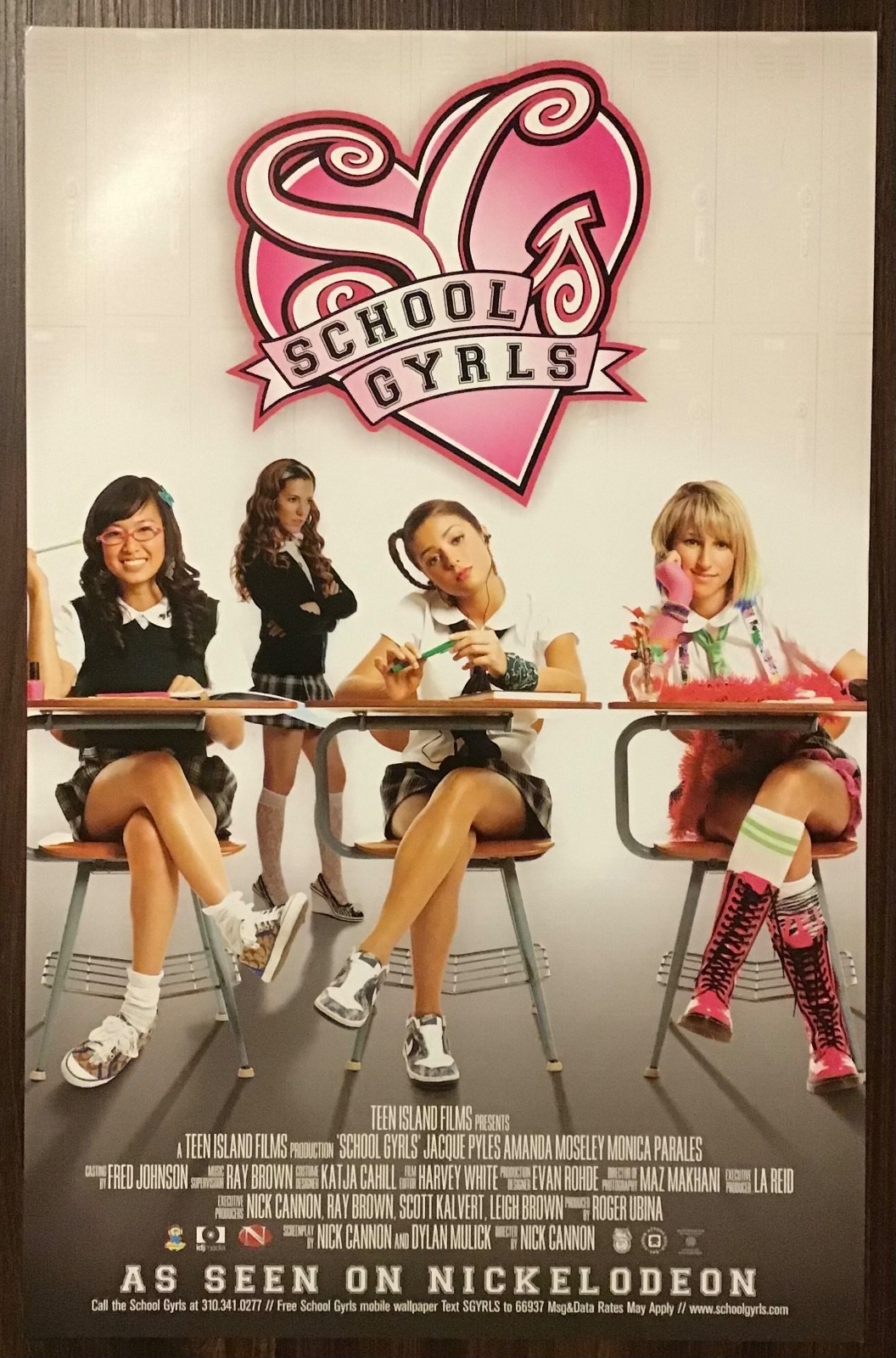School Gyrls Movie Soundtrack 11 x 17 inch promo poster