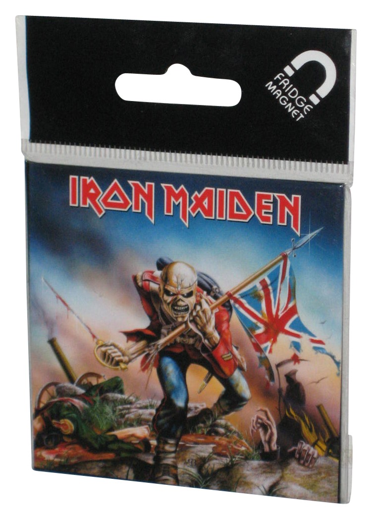 Iron Maiden The Trooper Single Art (2010) Rock Off Licensed Square Music Magnet
