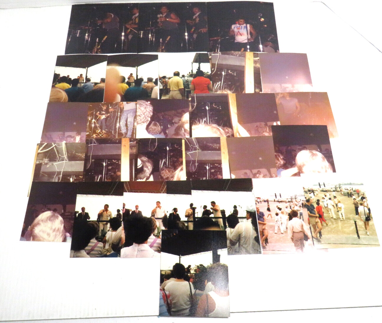 LOT OF 28 1985 AARON NEVILLE CANDID PHOTOS NEVILLE BROTHERS R&B SOUL