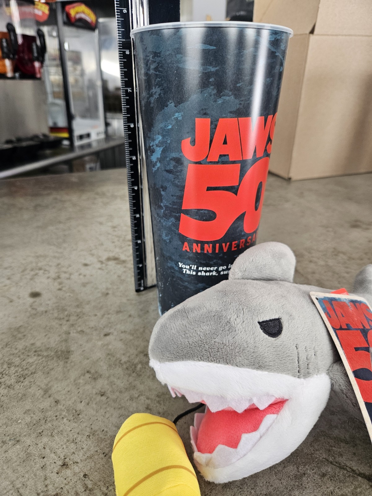 Jaws 50th Anniversary Cup And Plush – Ready To Ship From USA!