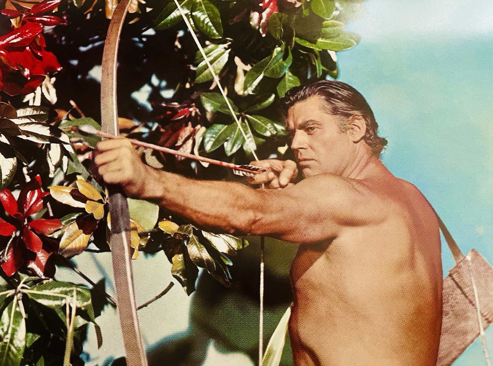 Tarzan Johnny Weissmuller rare 16.5 x 20 in. Poster Water World & Weismuller