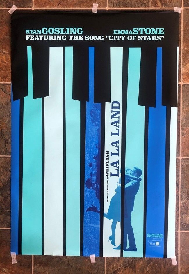 LA LA LAND – 2016- Original 27×40 ADVANCE Movie Poster- EMMA STONE, RYAN GOSLING