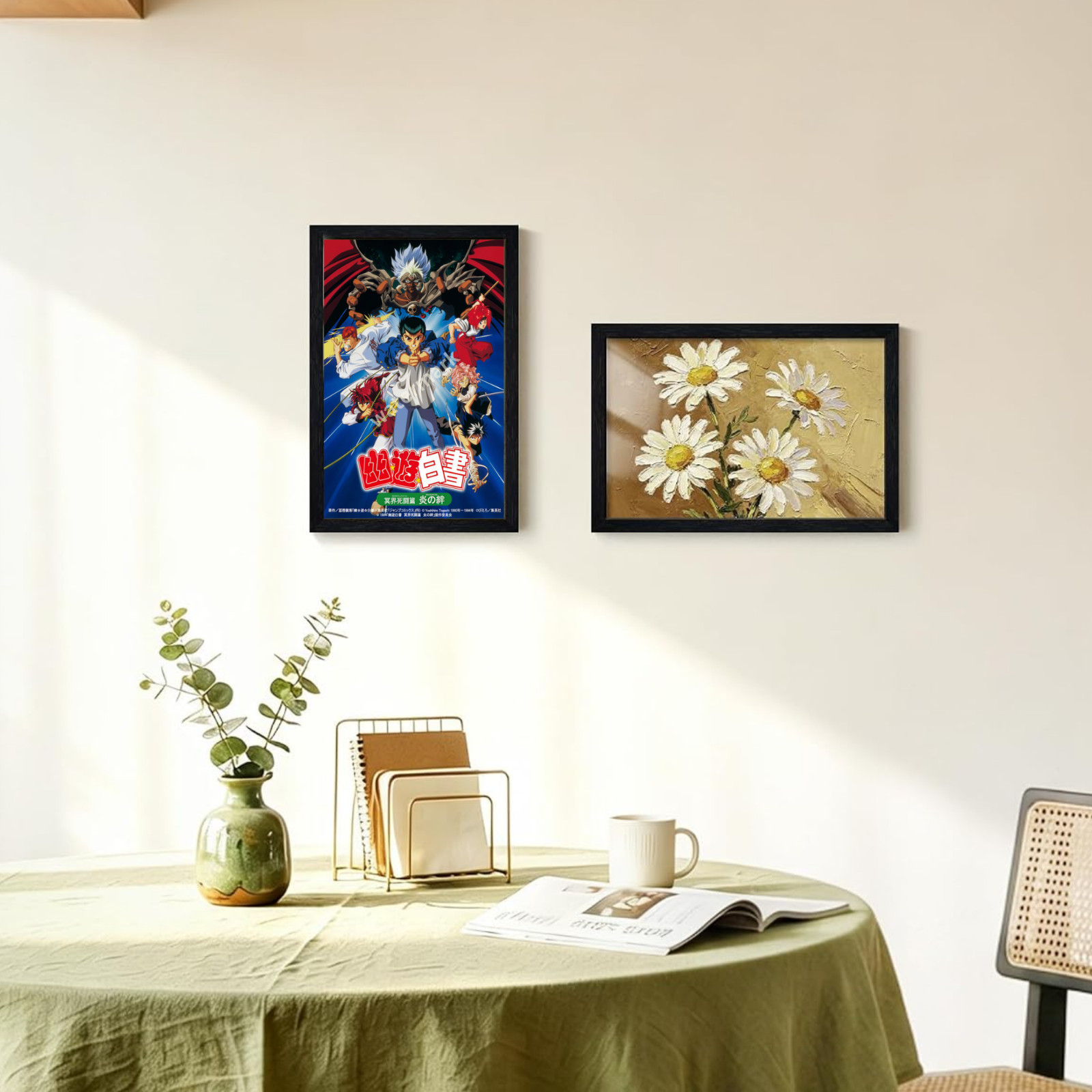Yu Yu Hakusho Anime Poster 11×17 Wall Art Game Room Decor Manga Print