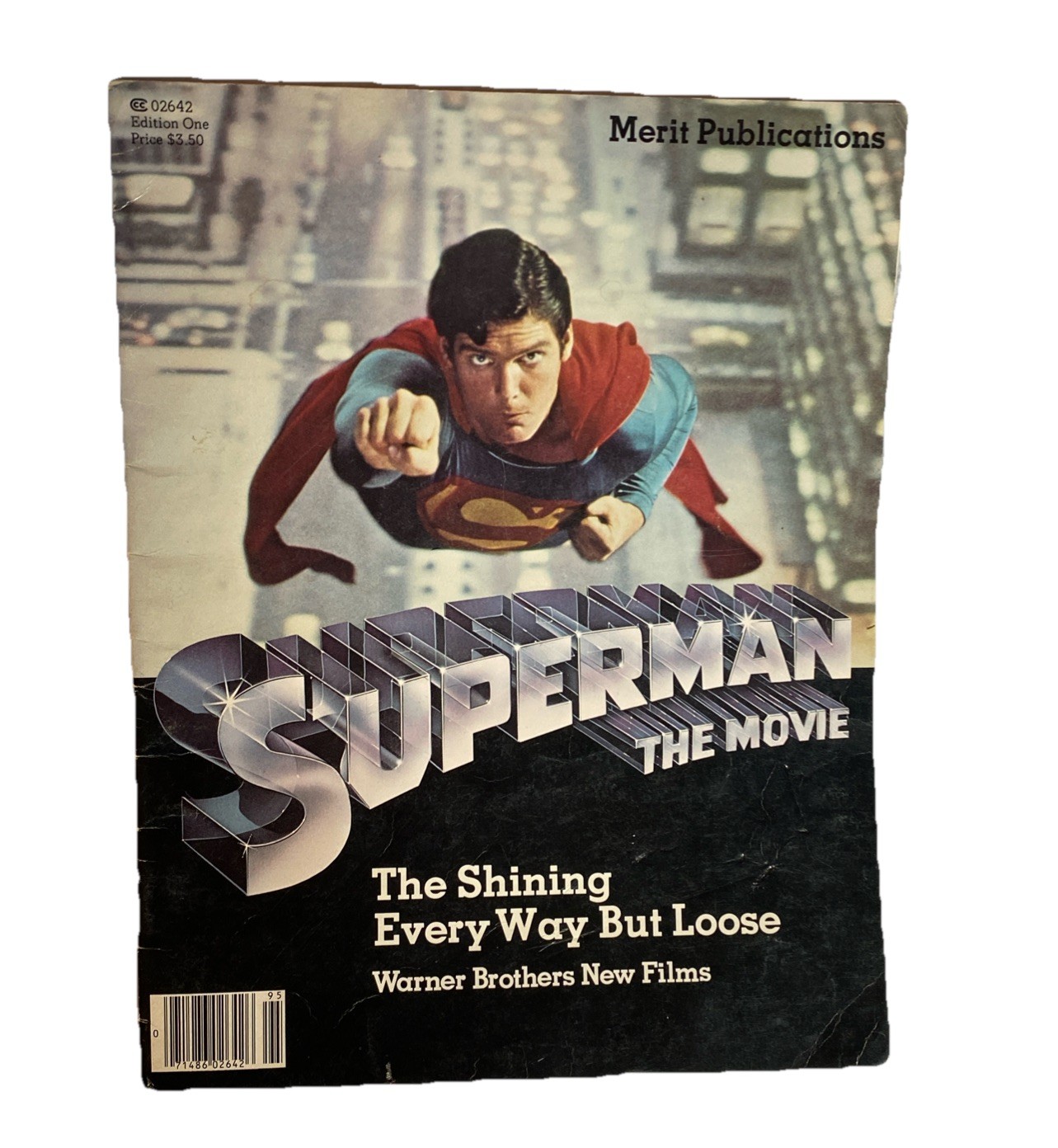 SUPERMAN Movie 1978 VINTAGE Merit Publications magazine