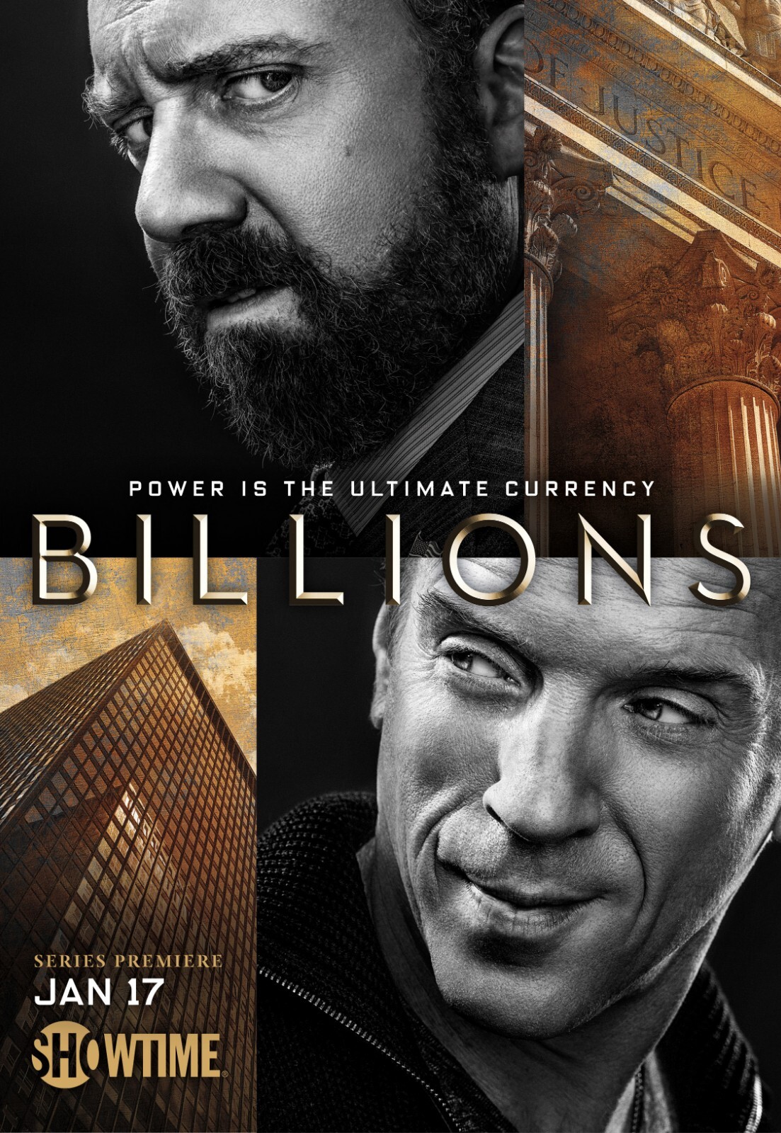 Free Same Day Shipping BILLIONS Season 1 Paul Giamatti Borderless 11×17 Poster