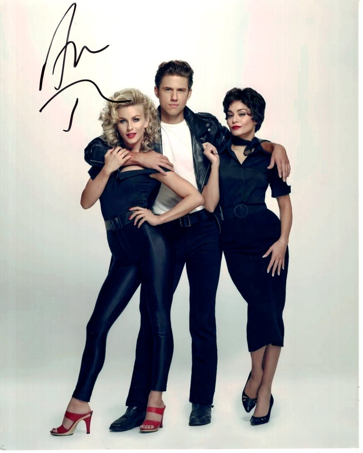 AARON TVEIT Signed Autographed 8×10 GREASE DANNY ZUKO Photo