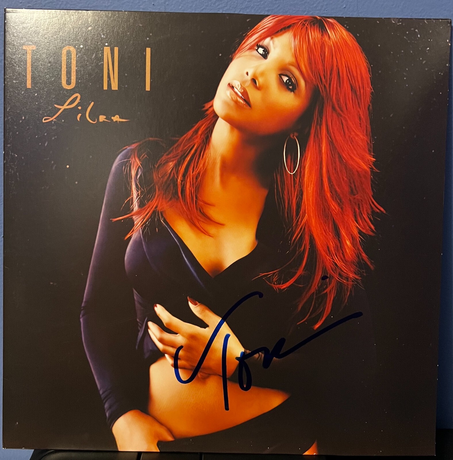 Toni Braxton signed Libra 12″ lp vinyl