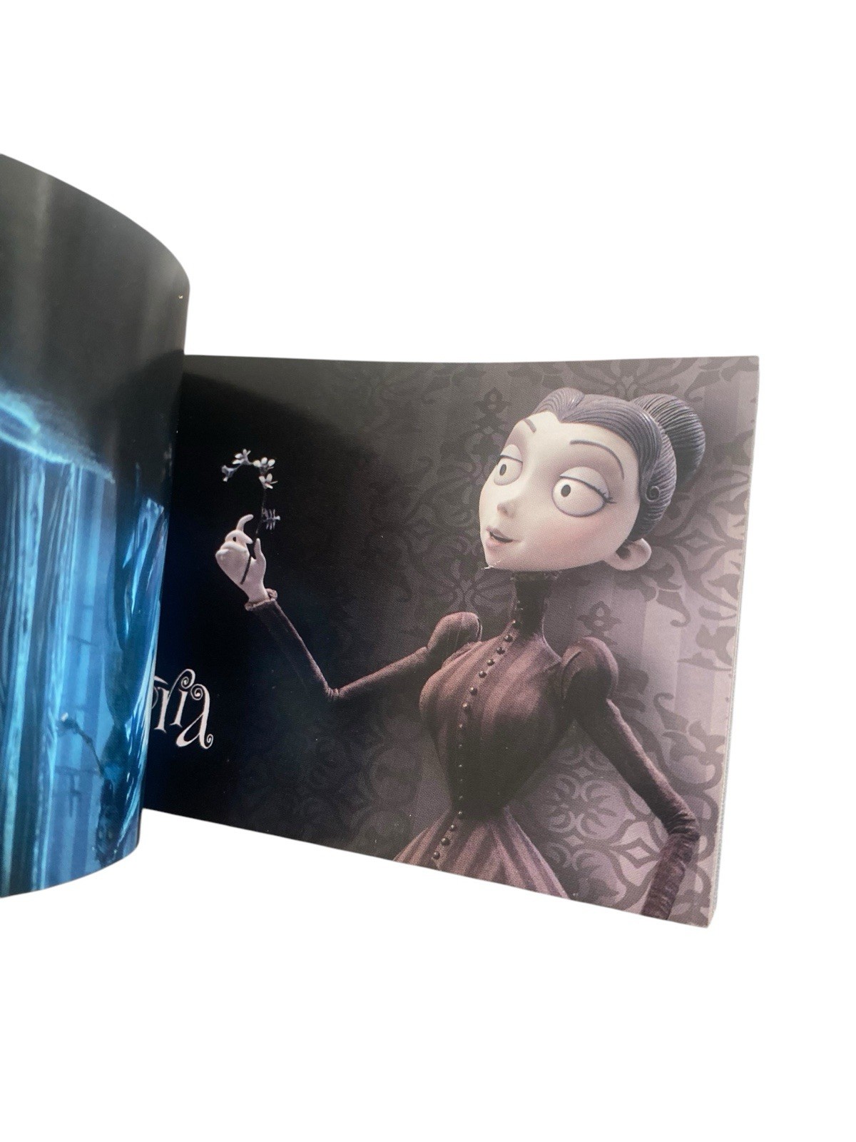 Vtg Flip Book Tim Burton Corpse Bride 2005 Movie Promo Gothic Halloween WB