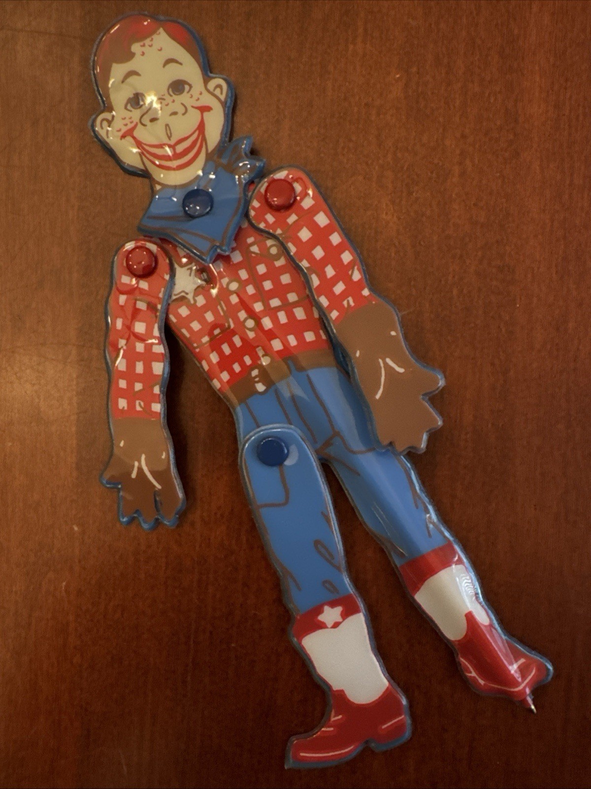 Howdy Doody Puppet Pen Movable Hands Head Legs 1988 NBC Vintage Western Cowboy