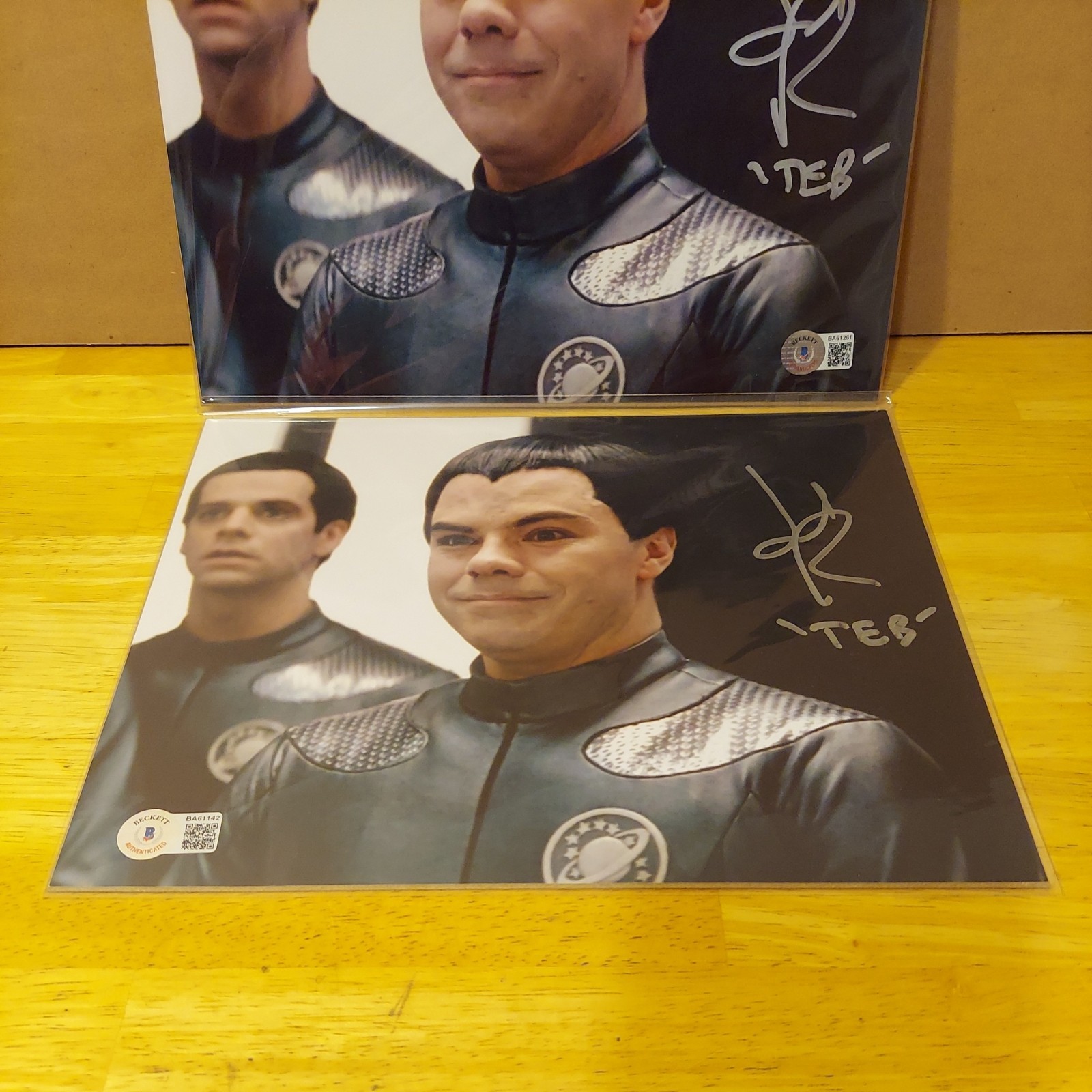 JED REES ” Teb” GALAXY QUEST signed autographed 8×10 Bam Box BAS