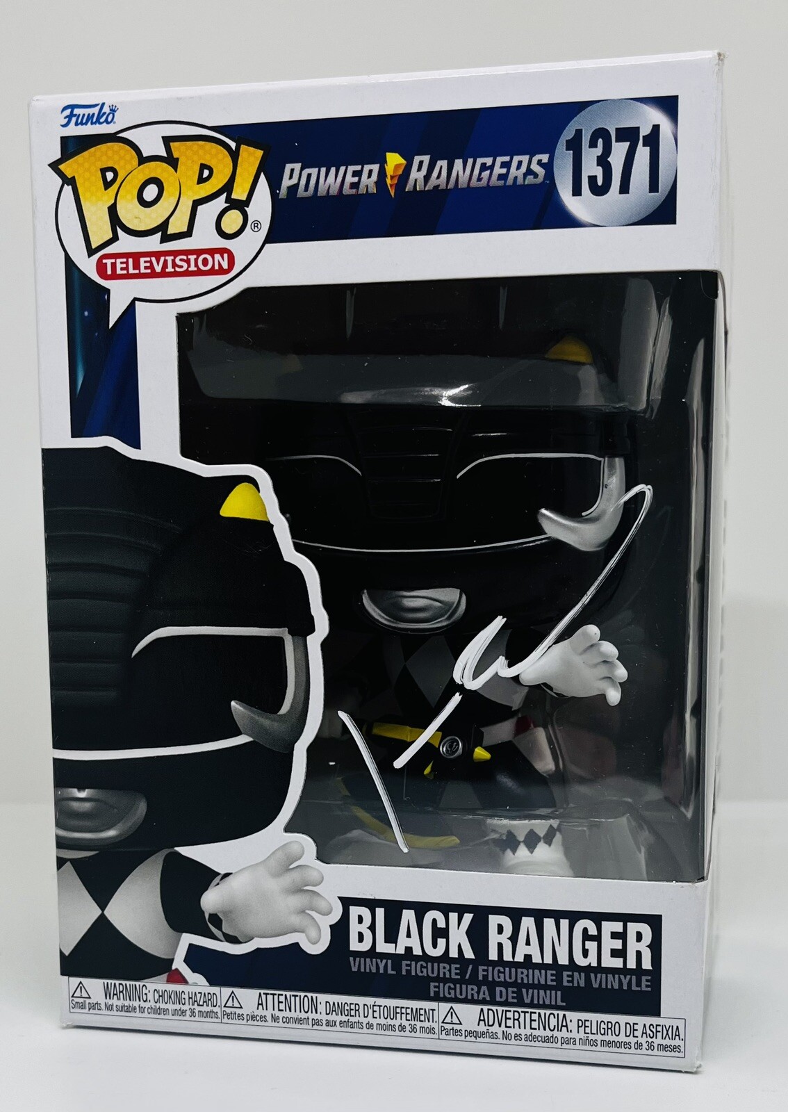JOHNNY YONG BOSCH SIGNED BLACK RANGER POP FUNKO FIGURE POWER RANGERS JSA COA