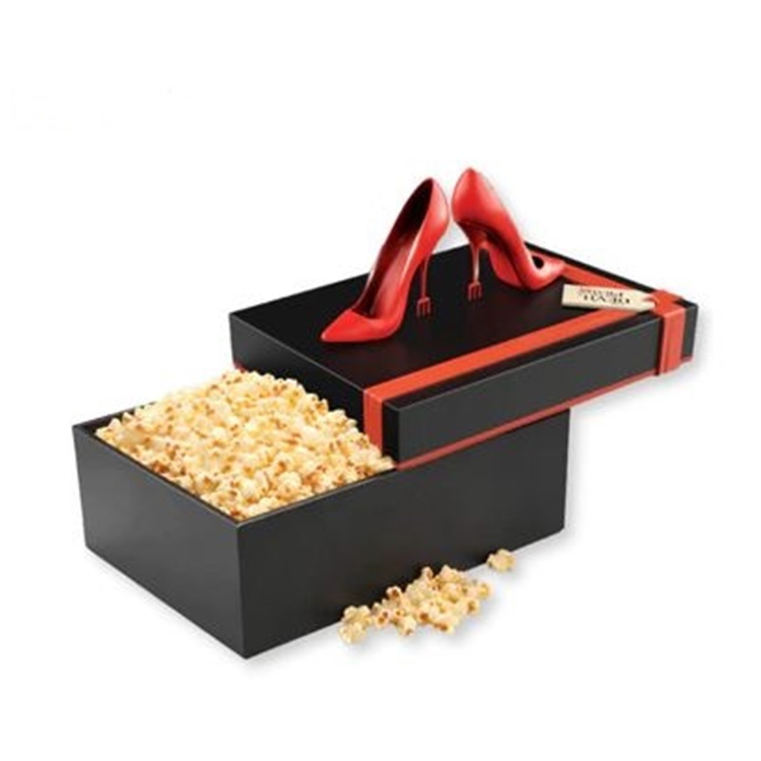 Prada 2 shoes The Devil Wears Popcorn Bucket 130 oz. Red Black Ribbon Rare