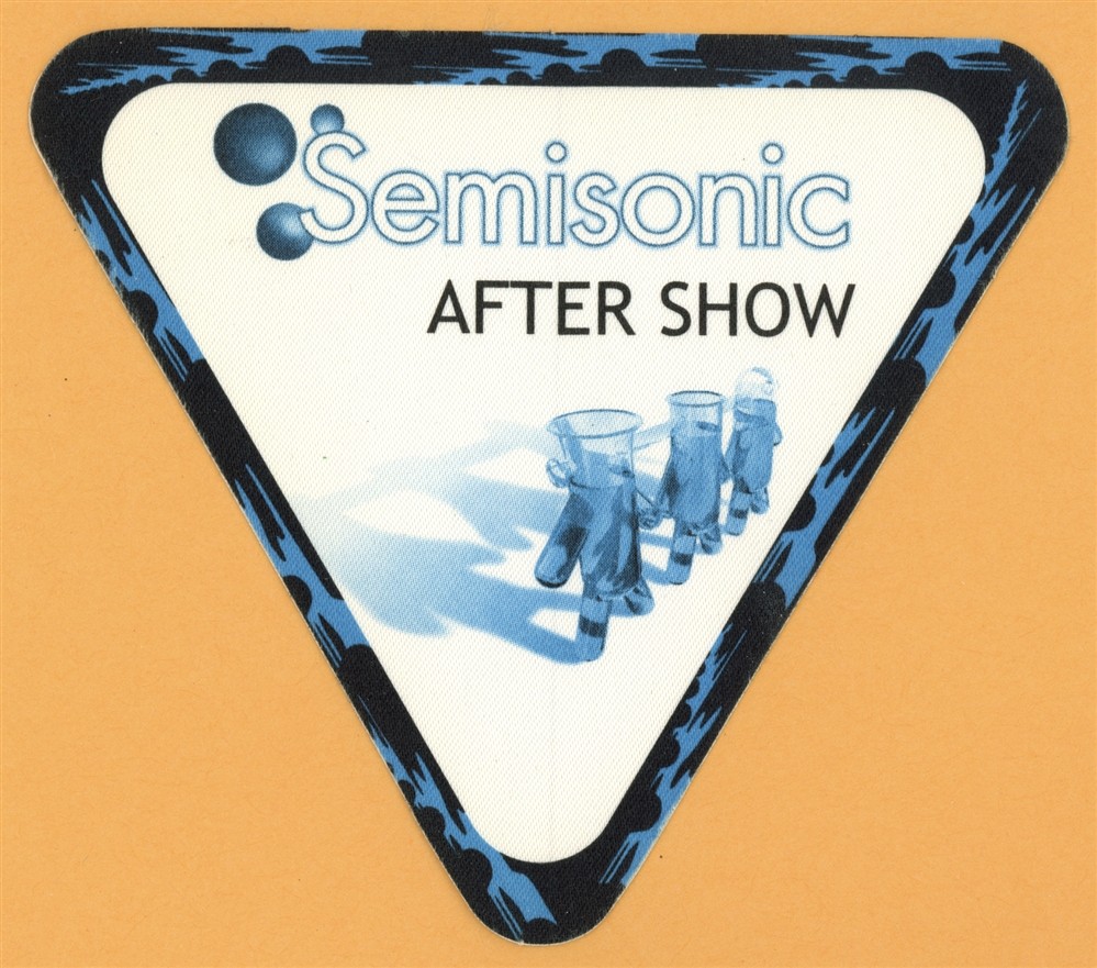 Semisonic 2001 Chemistry Concert Tour AFTER SHOW Backstage Pass