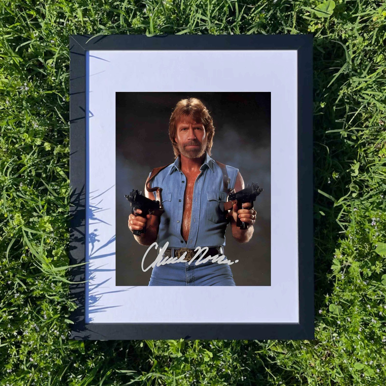 Chuck Norris Autograph Signed REPRINT Martial Arts Legend Action Icon 8×10 Photo