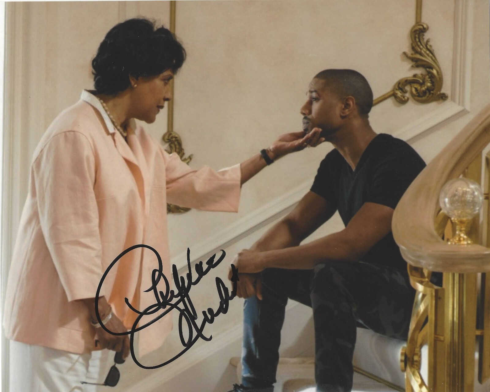 ACTRESS PHYLICIA RASHAD SIGNED CREED II 8×10 MOVIE PHOTO B w/COA COSBY SHOW