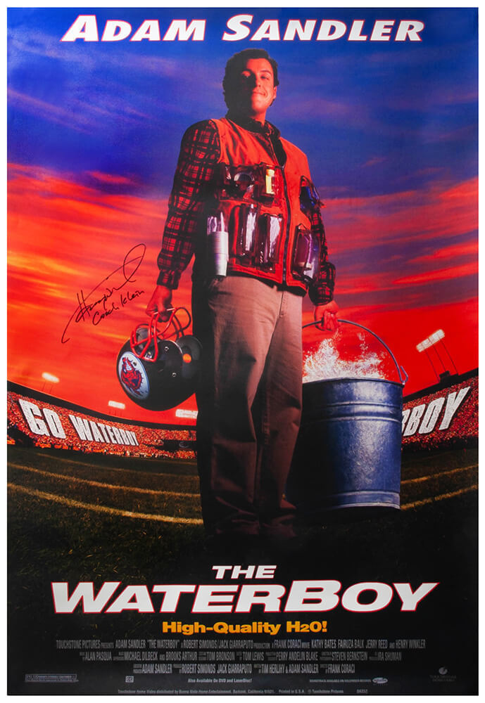 Henry Winkler Signed The Waterboy 27×40 Movie Poster w/Coach Klein -SCHWARTZ COA