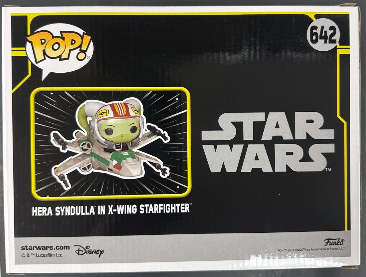 Mary Elizabeth Winstead signed “Hera” X-Wing Funko Pop 642 Star Wars Beckett BAS