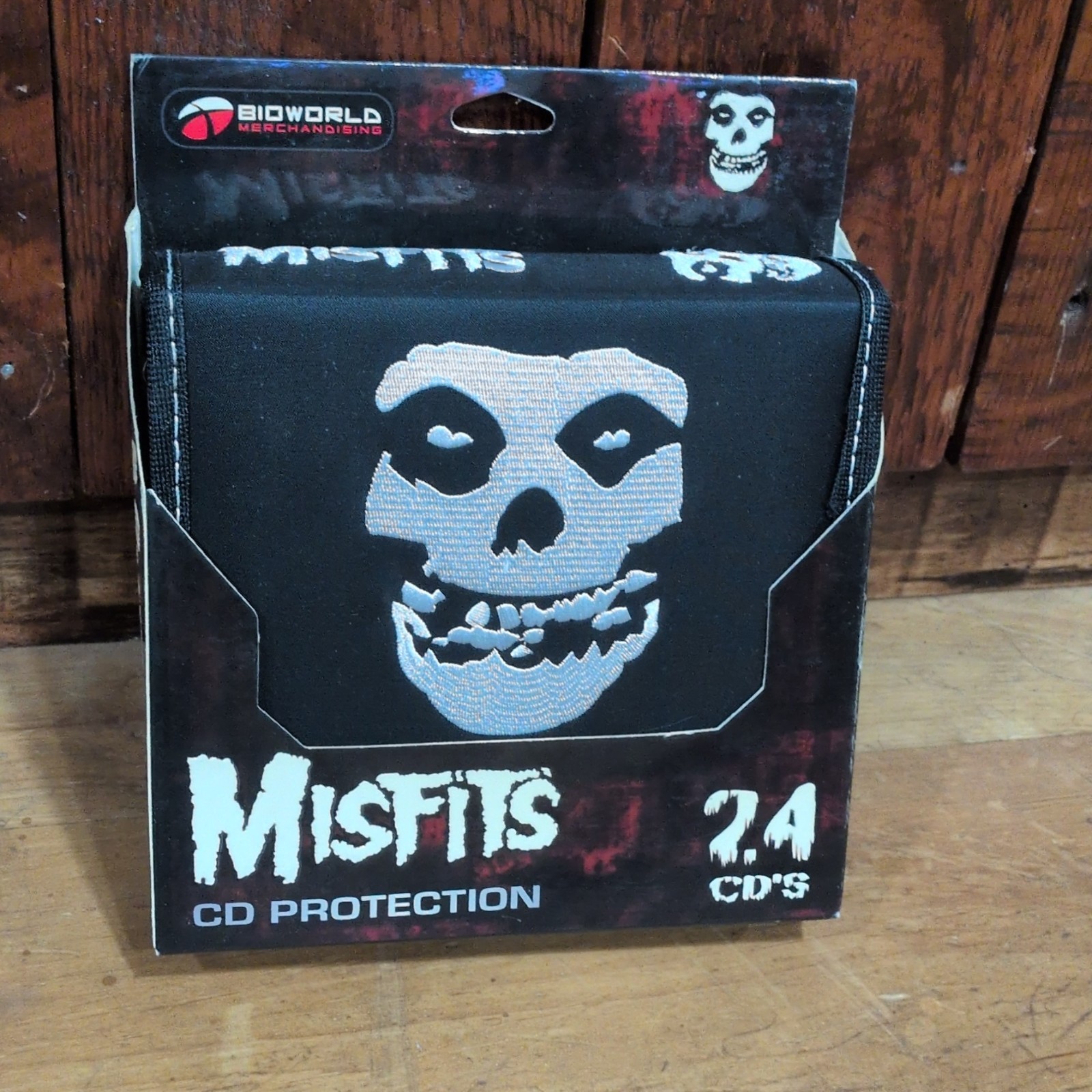Misfits BioWorld CD Protection Case Holds 24 CDs Music Band Artist Storage