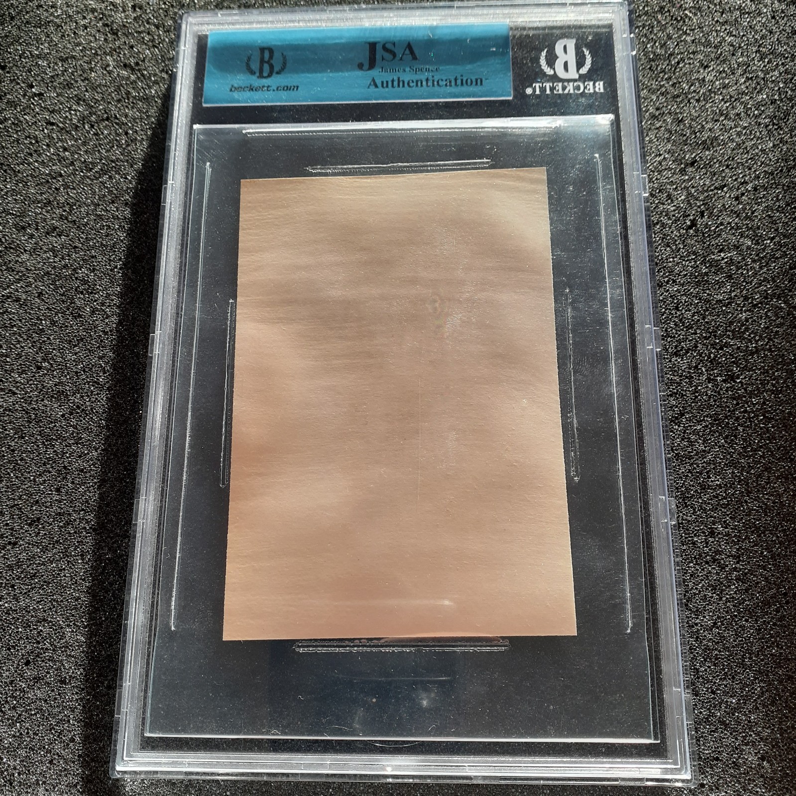 Godfather of Soul James Brown authentic Beckett JSA autograph signed cut slabbed