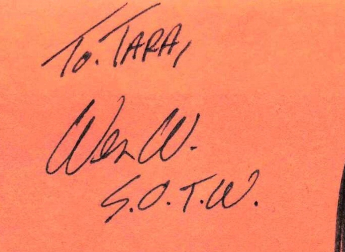 Seasons of the Wolf Signed Flyer 98 Rock Live Tracks Record Bradenton FL 1992