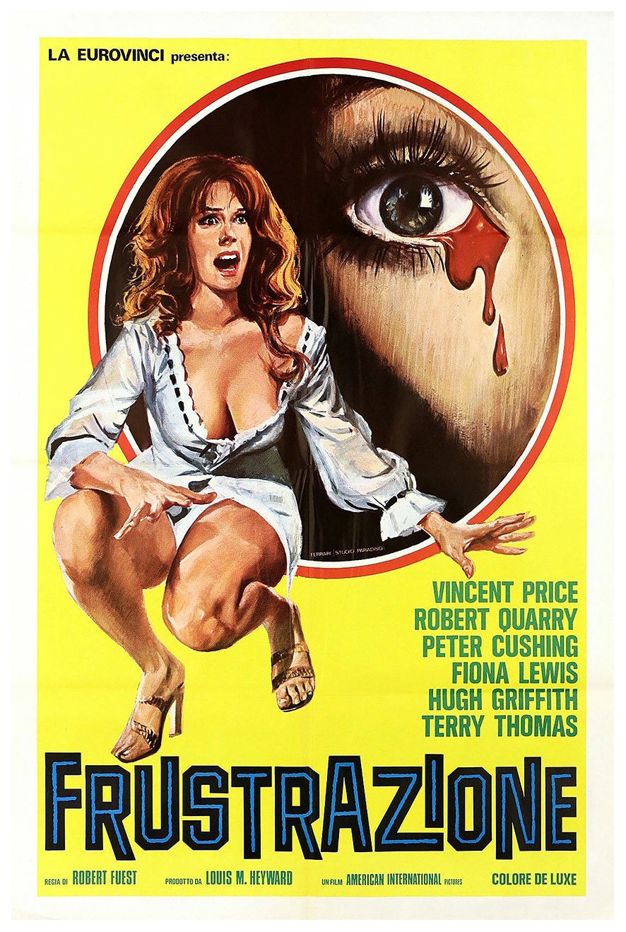 Dr. Phibes Rises Again 1972 – Italy – v1 – Classic Movie Poster ebay