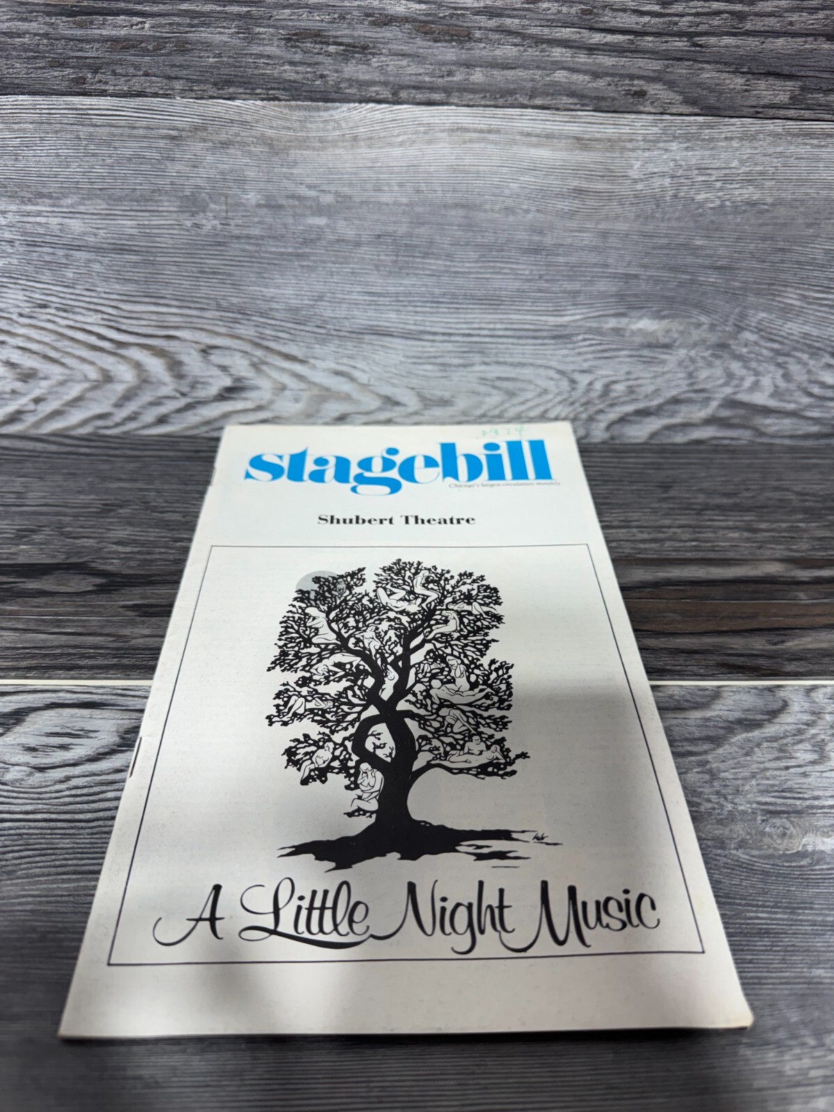 A LITTLE NIGHT MUSIC, PLAYBILL/STAGEBILL, SHUBERT THEATRE, OCTOBER 1974