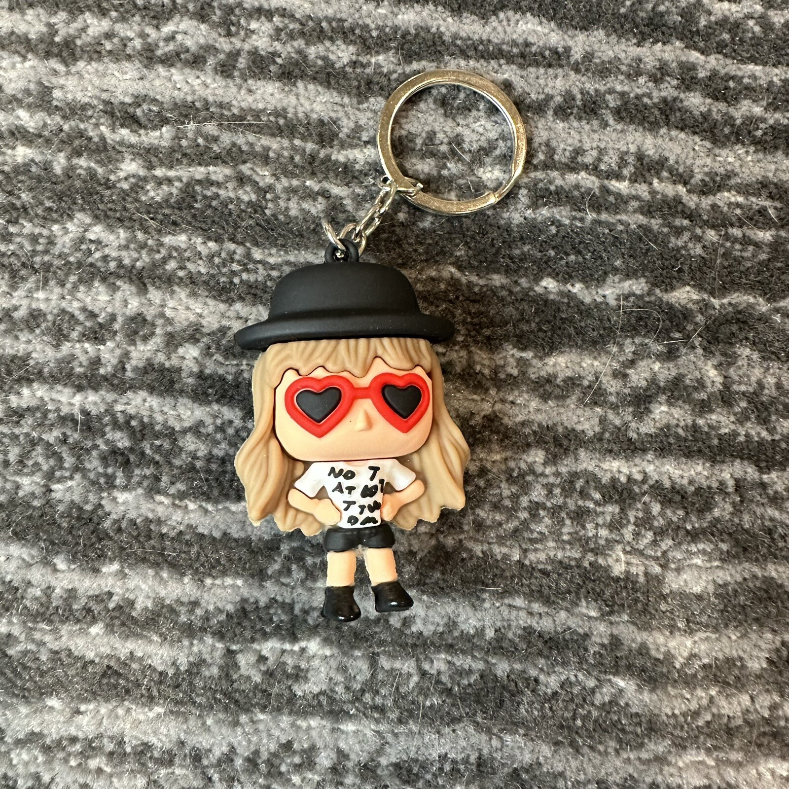 Keychain Red Heart Glasses Album Keyring Bag Charm Hat Swiftie Fan Cute Gift New