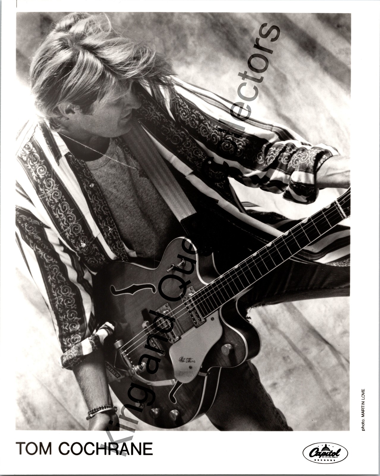 Tom Cochrane Original Capitol Records Rock Press Photo Publicity Photograph