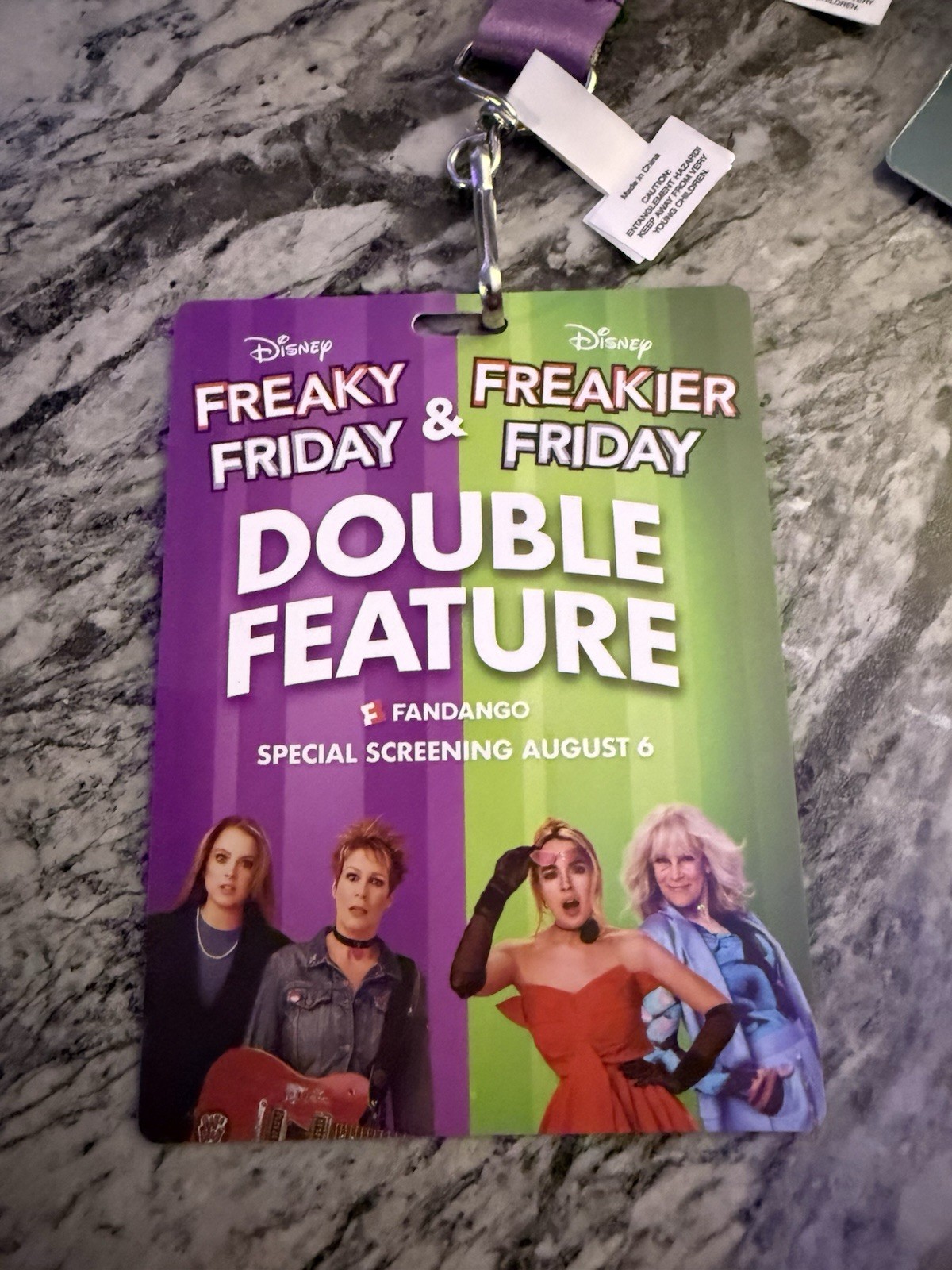 Freaky Friday & Freakier Friday Double Feature Lanyard