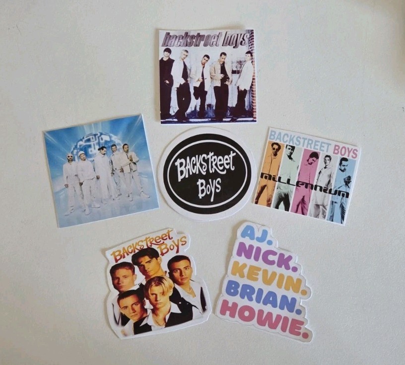 Backstreet Boys (6) Stickers FREE SHIPPING