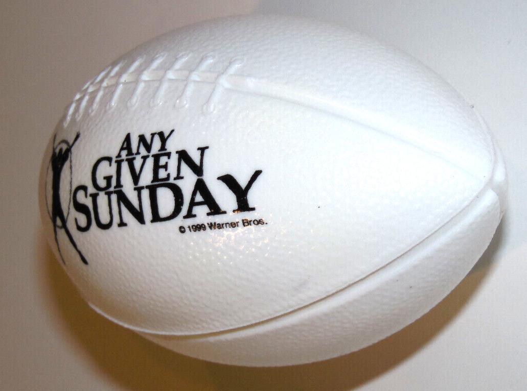 Any Given Sunday Al Pacino Jamie Foxx 1999 Movie PROMO Mini Plastic Football