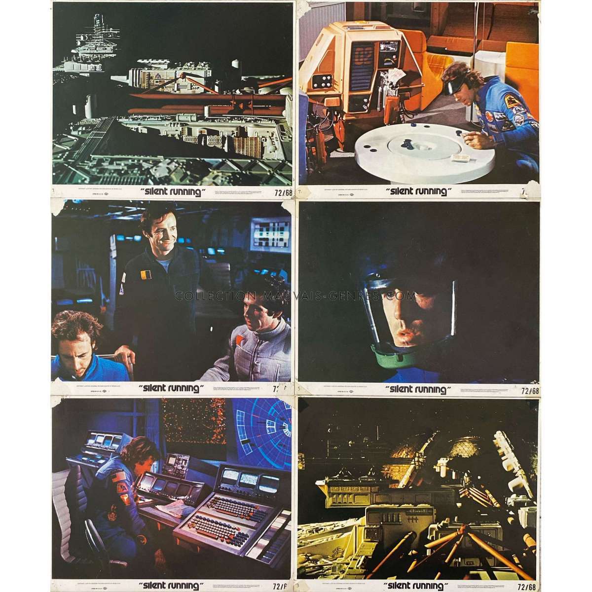 SILENT RUNNING U.S Lobby Cards x7 – 8×10 in. – 1972 – Douglas Trumbull, Bruce De