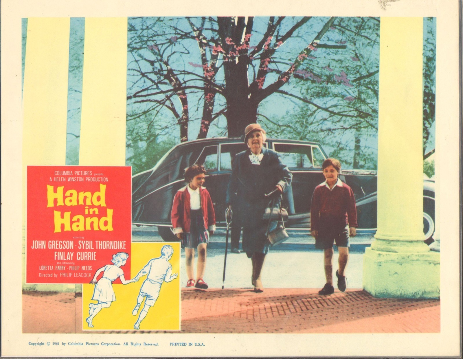 1961 MOVIE LOBBY CARD #3-960 – HAND IN HAND – JOHN GREGSON