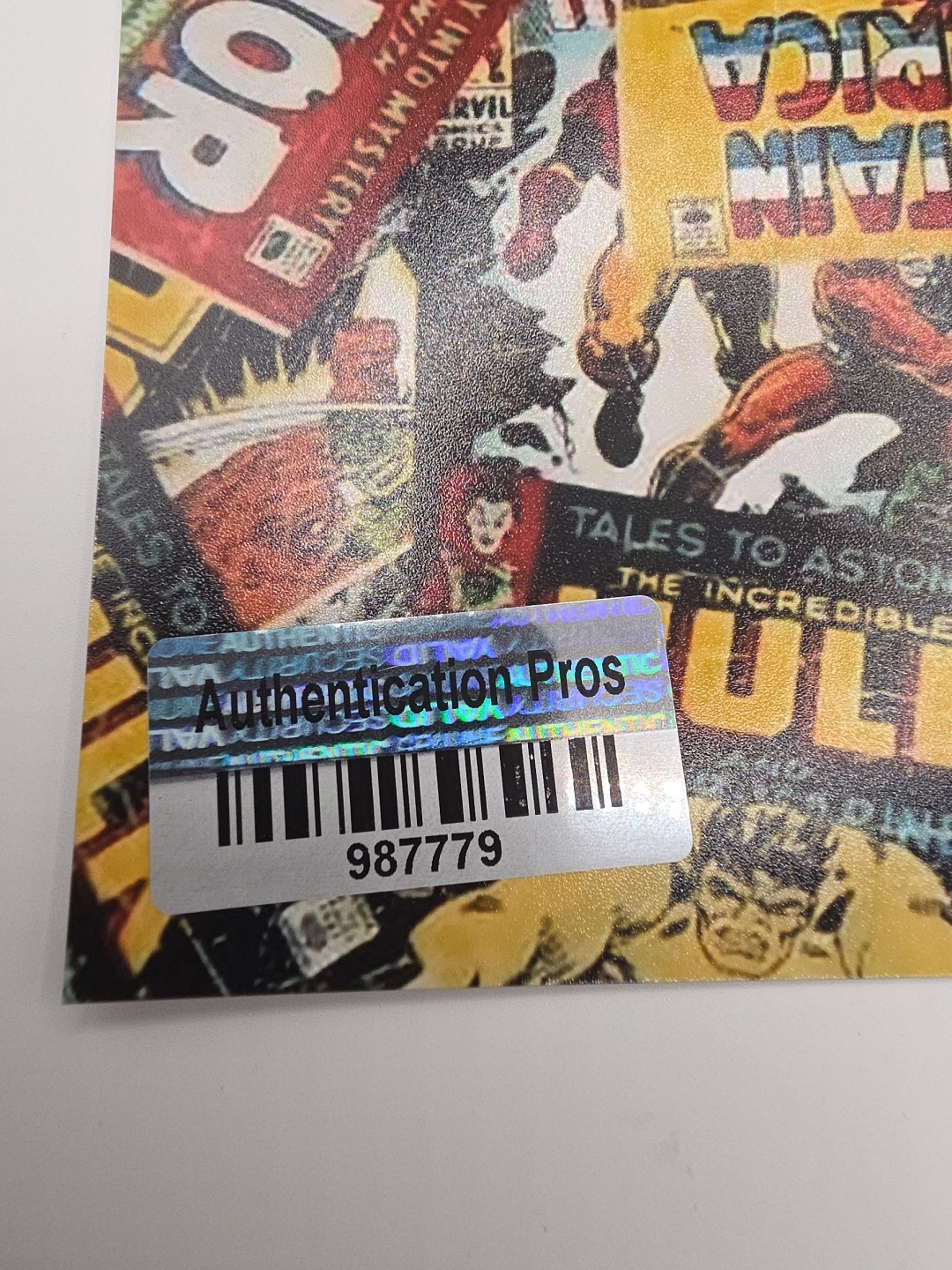 Stan Lee Vintage Signed Comic Book Collage Promo Autographed Photo w/ COA