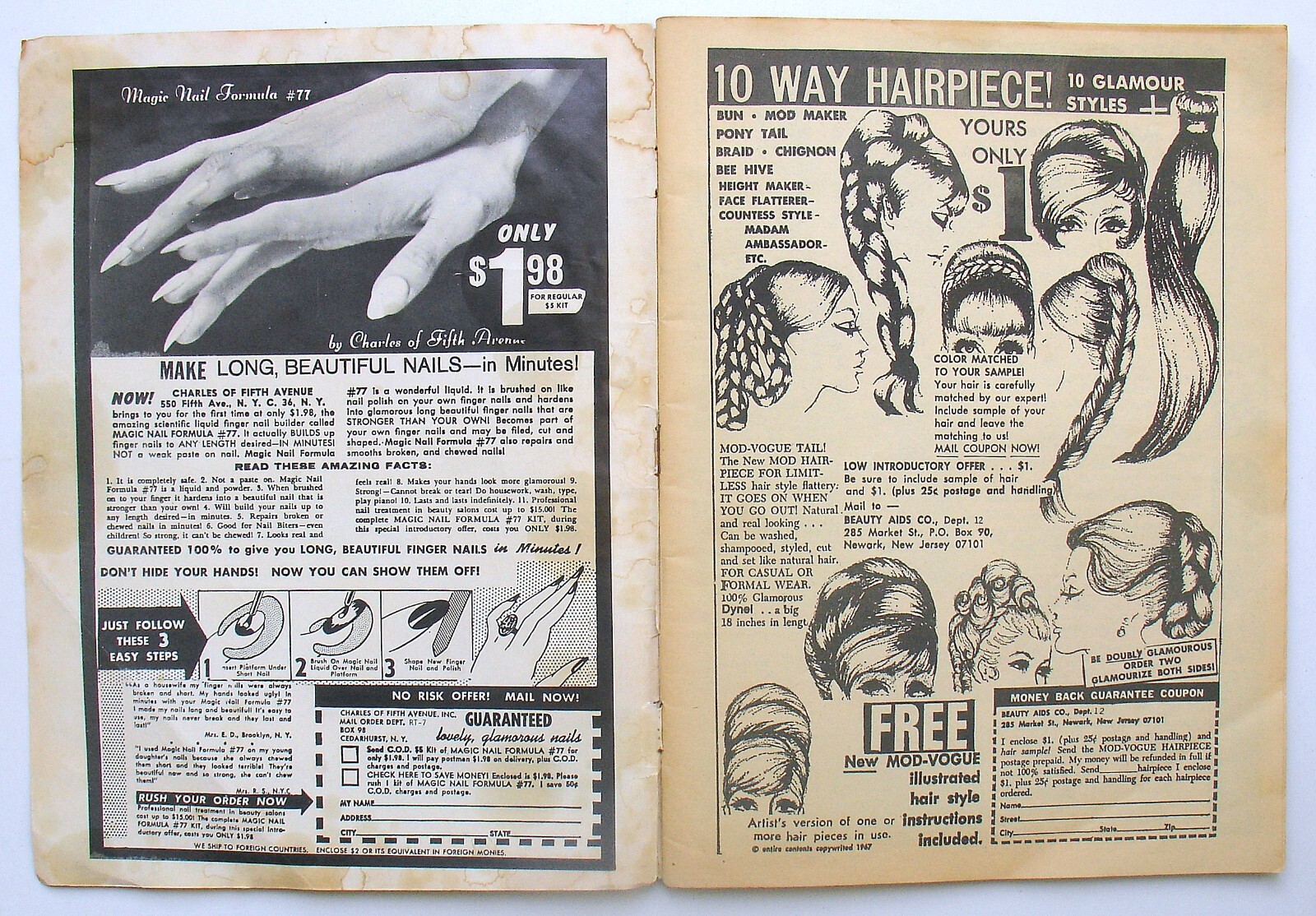 Teen World – August, 1968 – Vintage Pop-Culture Magazine – VG+ Condition