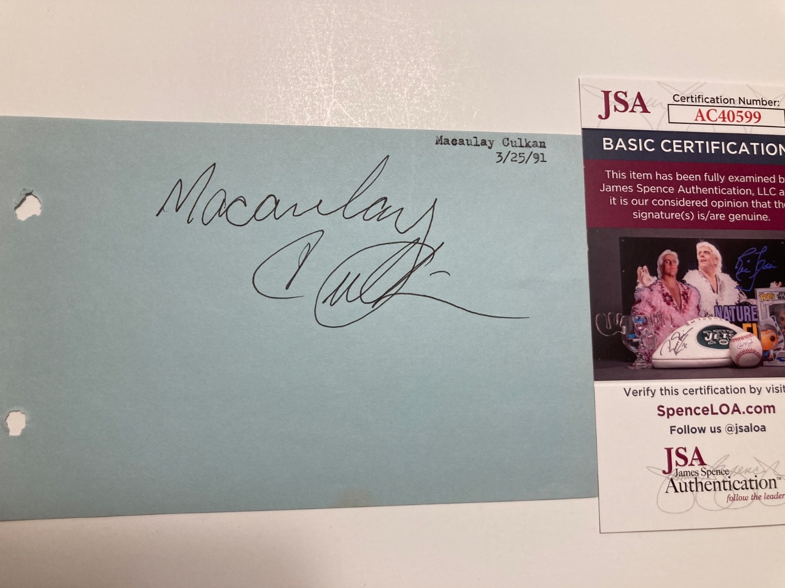 “UNCLE BUCK” autographs CANDY, CULKIN, KELLY & HOFFMAN JSA#ZZ26720, #AC40599