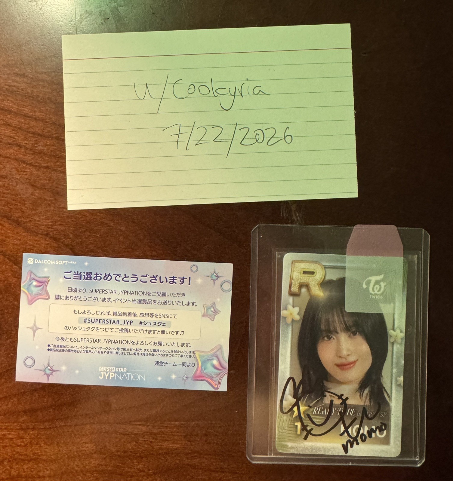 signed momo twice ssjyp